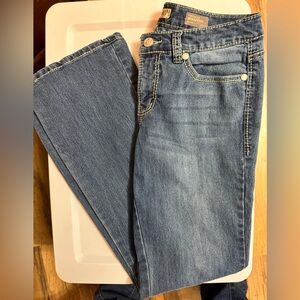 Nine West Vintage America Bootcut Blue Jeans